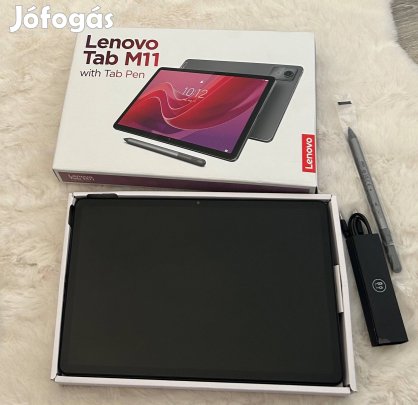 Lenovo Tab M11 (128GB)+ Lenovo Tab Pen Garanciális, Újszerű Állapot