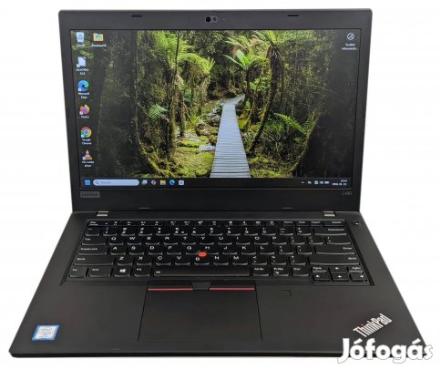 Lenovo Thinkpad L490 - W11 használt laptop - nagyon szép, 2év gar