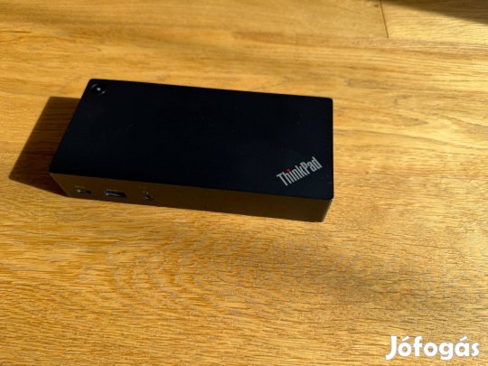 Lenovo Thinkpad USB-C Dock (40A9) használt dokkoló + töltő +USB-C káb