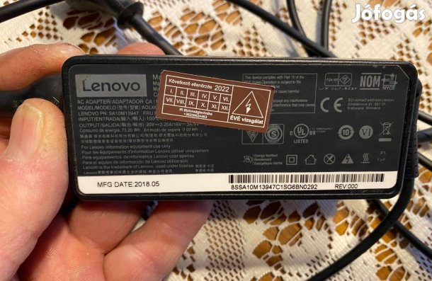 Lenovo USB C-s töltő eladó 65W
