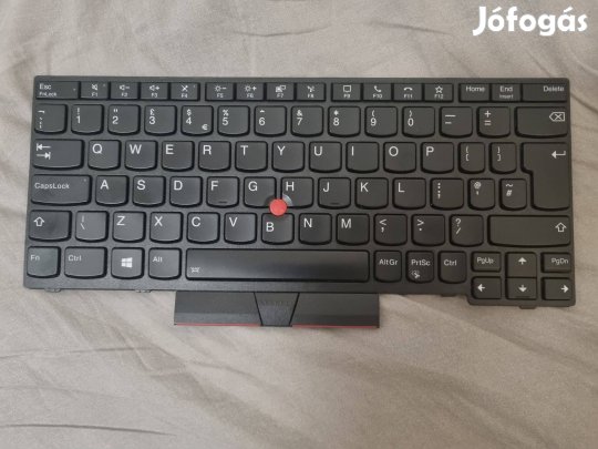 Lenovo X13 gen1 X390 X395 világítós EU kiosztású billentyűzet