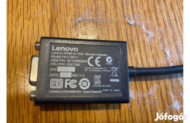 Lenovó adapterek különbőzőek eladók HDMI, mini DP d-sub
