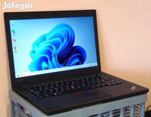 Lenovo laptop 1 év jótállással (Thinkpad T460)