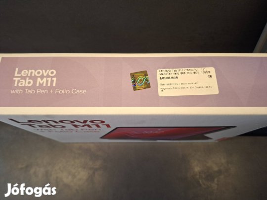 Lenovo tab tablet M11 újszerű garanciális gyári tok és pen 