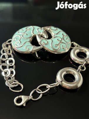 Lenyűgöző, különleges ezüst karkötő