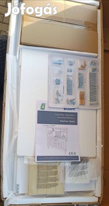 Leomark - fa gyerekkonyha kiegészítőkkel, új