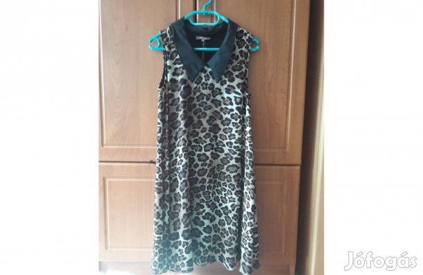 Leopárd elegáns ruha S-M