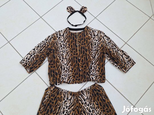 Leopárd jelmez (kétrészes) iskolásoknak eladó