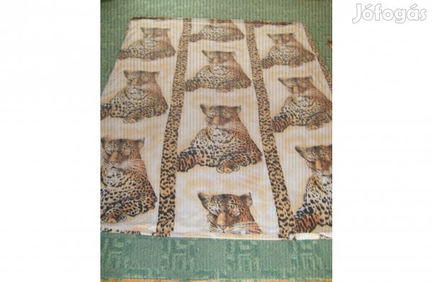 Leopárd mintájú ágynemű paplan + nagypárna, kispárna - Újszerű