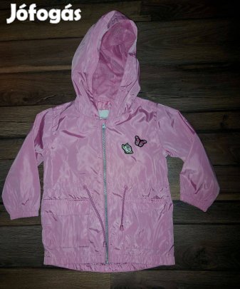 Lepke motívumos rózsaszínű széldzseki