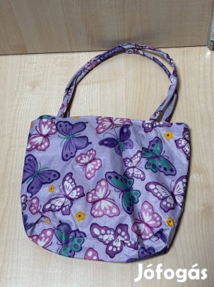 Lepkés, pillangós kistáska óvodás kislánynak