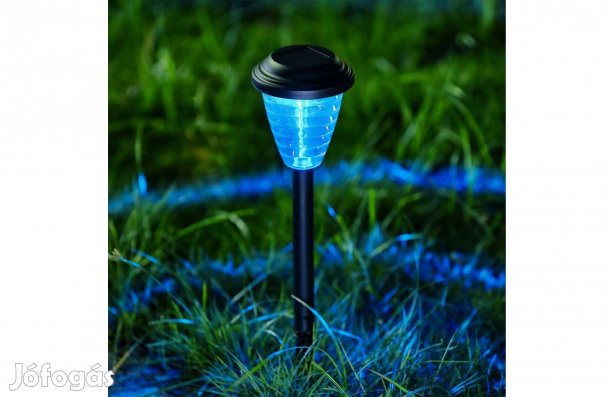 Leszúrható szolár lámpa - RGB LED - 9 x 36 cm - színváltós