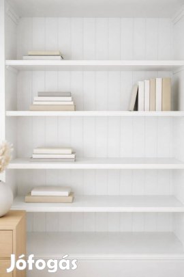 Letisztult, minimalista stílusú polc