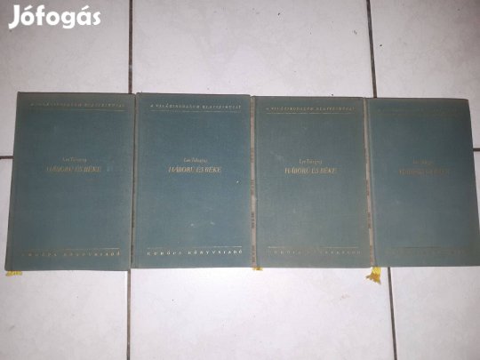 Lev Tolsztoj - Háború és béke - I-IV. kötet