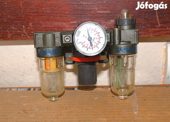Levegőelőkészítő nyomásszabályzó szűrő olajzó ( 7138 )