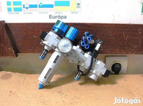 Levegőelőkészítő nyomásszabályzó vízleválasztó Festo ( 7242 )