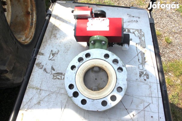 Levegős müködésű pillangószelep aktuátor szeleppel DN80 ( 6820)