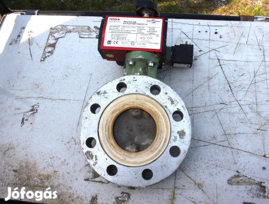 Levegős müködésű pillangószelep pneumatikus aktuátor szelep DN80 6818