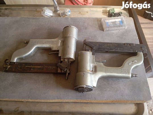 Levegős tüző-kapcsozó gép eladó,-