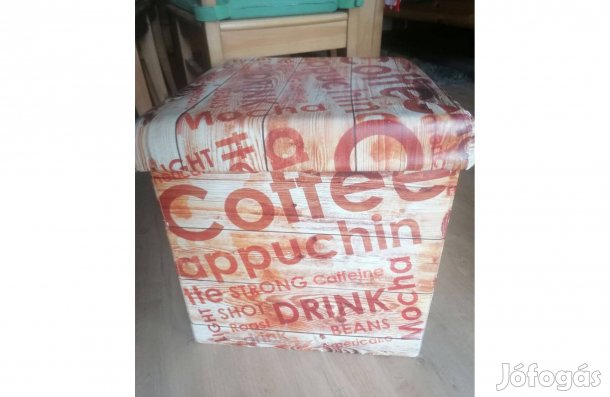 Levehető tetejű, tárolós ülőke eladó!