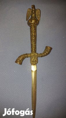 Levél nyitó antik réz kézi munka gyűjtőknek 8900Ft Siófok ingyen száll