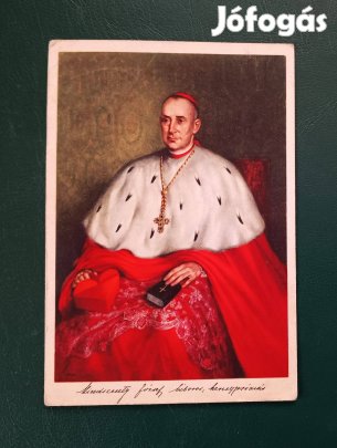 Levelezőlap képeslap iratrégiség Mindszenty József bíboros képe
