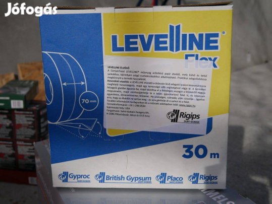Levelline Flex Rigips sarokvédő 70 mm x 30 m, új