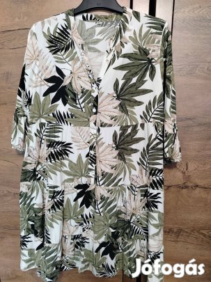 Levélmintás ruha S-M méretre