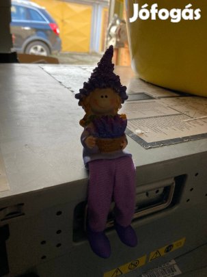 Levendula bábu kerámia