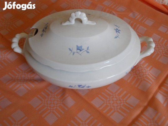 Leveses porcelán tál, Zsolnay / Sinkó terve alapján /