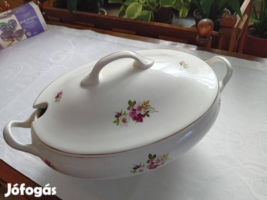 Levesestál virág mintával eladó