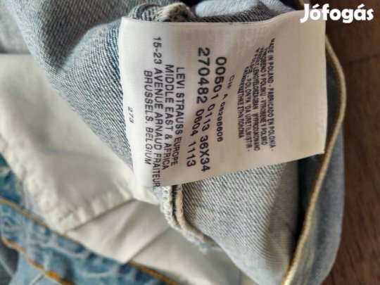 Levi's501 es farmernadrág eladó