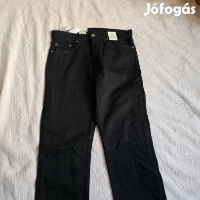 Levis 502 taper fekete nadrág 30/30 as méret
