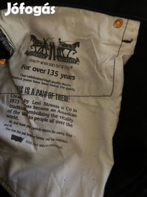 Levis Straus 751 fekete farnernadrg 36-34 méret