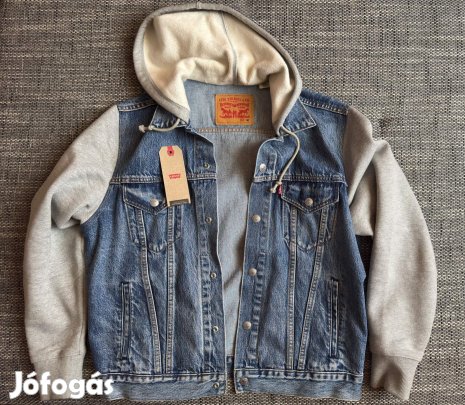 Levis kapucnis férfi farmerdzseki M