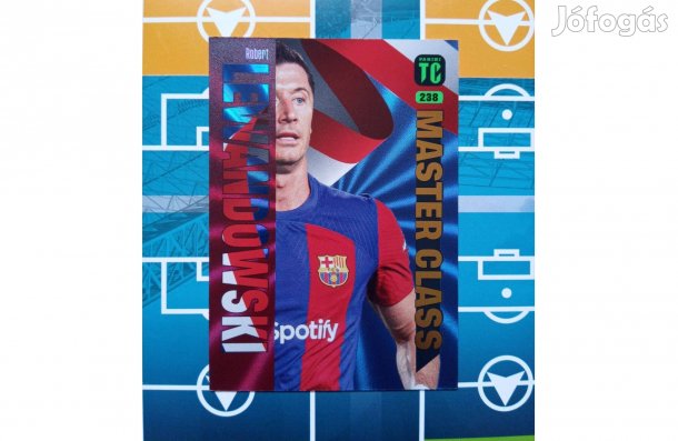 Lewandowski Master Class Panini Top Class 2024 focis kártya