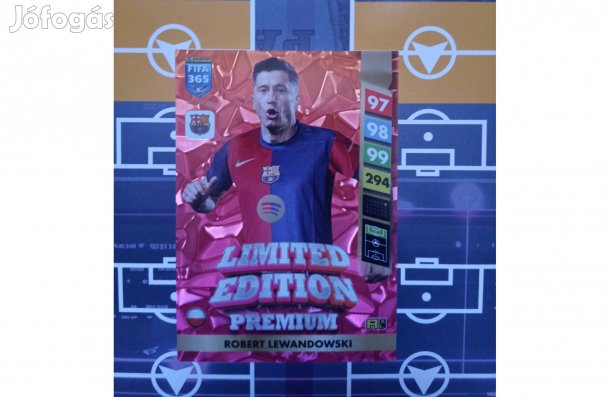 Lewandowski Panini Fifa 365 2025 Premium Limited kártya