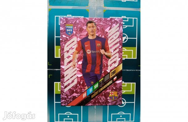 Lewandowski (Barcelona) Panini Fifa 365 2024 XXL Limited kártya