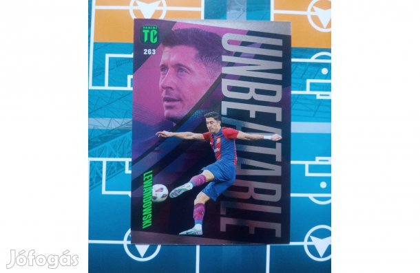 Lewandowski (Barcelona) Unbeatable Panini Top Class 2024 focis kártya