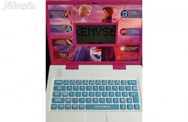Lexibook Jégvarázs magyar/angol nyelvű oktató laptop