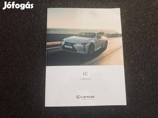 Lexus LC Cabriolet prospektus, exkluzív katalógus, brosúra