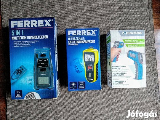 Lézeres digitális hőmérő Új Ferrex -felület és helyiség hőm Sok Mást I