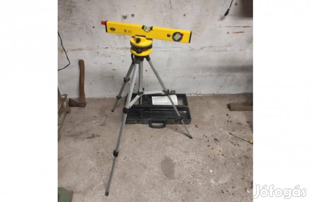 Lézeres vízmérték és szintező készlet