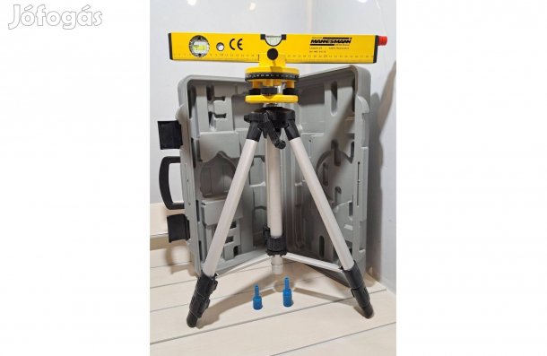 Lézeres vízmérték és szintező készlet kofferben, Mannesmann 81110