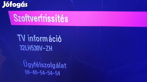 Lg 82cm 32LH530V LED hibás tv alkatrésznek vagy javításra