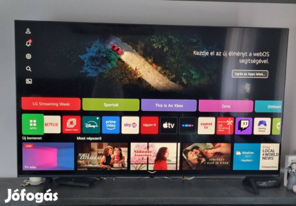 Lg Tv eladó,164 cm átmérőjű, 65" garanciális!!