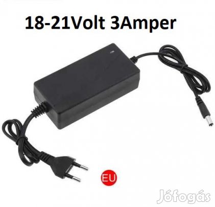 Li-Ion 18-21V-os 3A Akkumulátortöltő (5499)