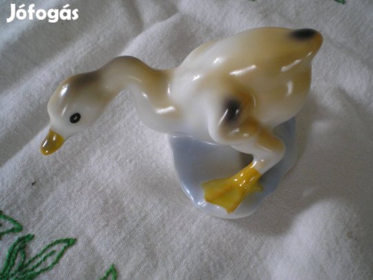 Liba kölyök porcelánból régi hibátlan jelzett