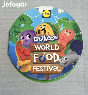 Lidl Stikeez World Food Festival - teljes album, figurák