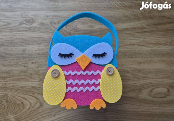 Lidl bagoly mintás filc gyerek kosár A